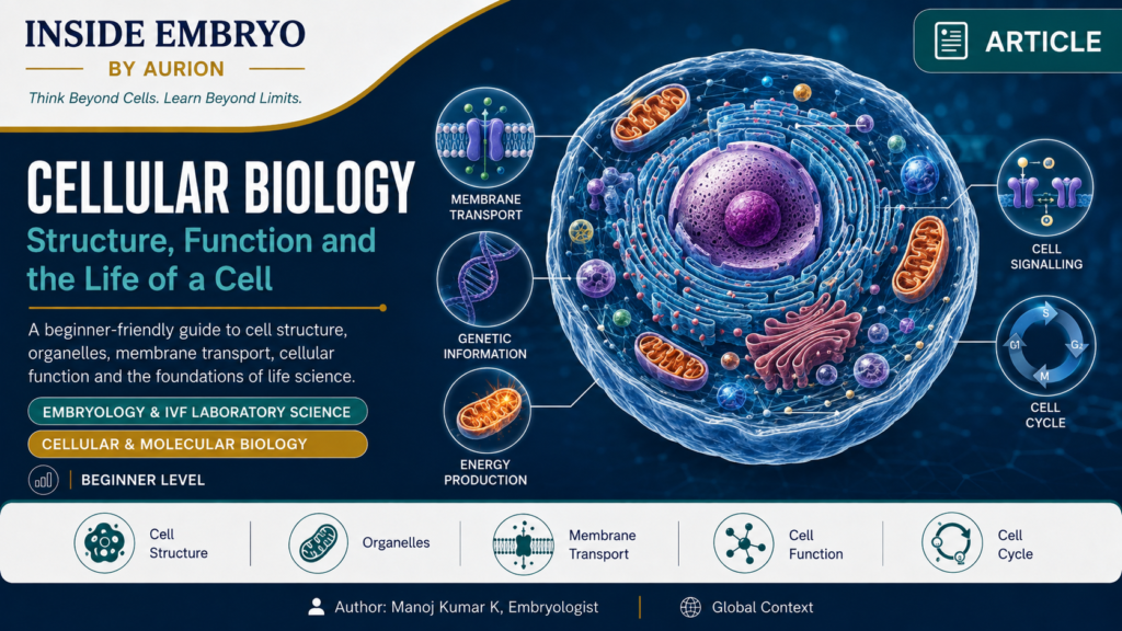 Introduction to Cellular Biology: Structure, Function and the Life of a Cell